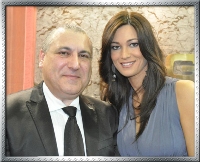 Con Manuela Arcuri